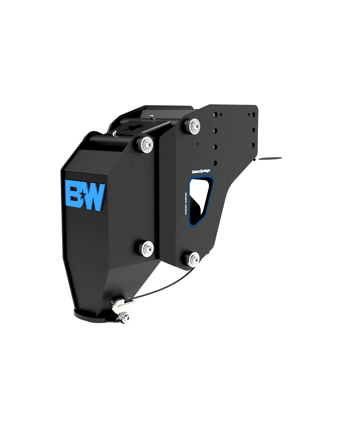 B&W 5th Wheel to Gooseneck Pin Box — Lippert Rhino, 25K / 3,250 lb pin