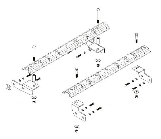 Demco Hijacker Rails + Custom Install Kit — Ram 2500/3500 ('14+)